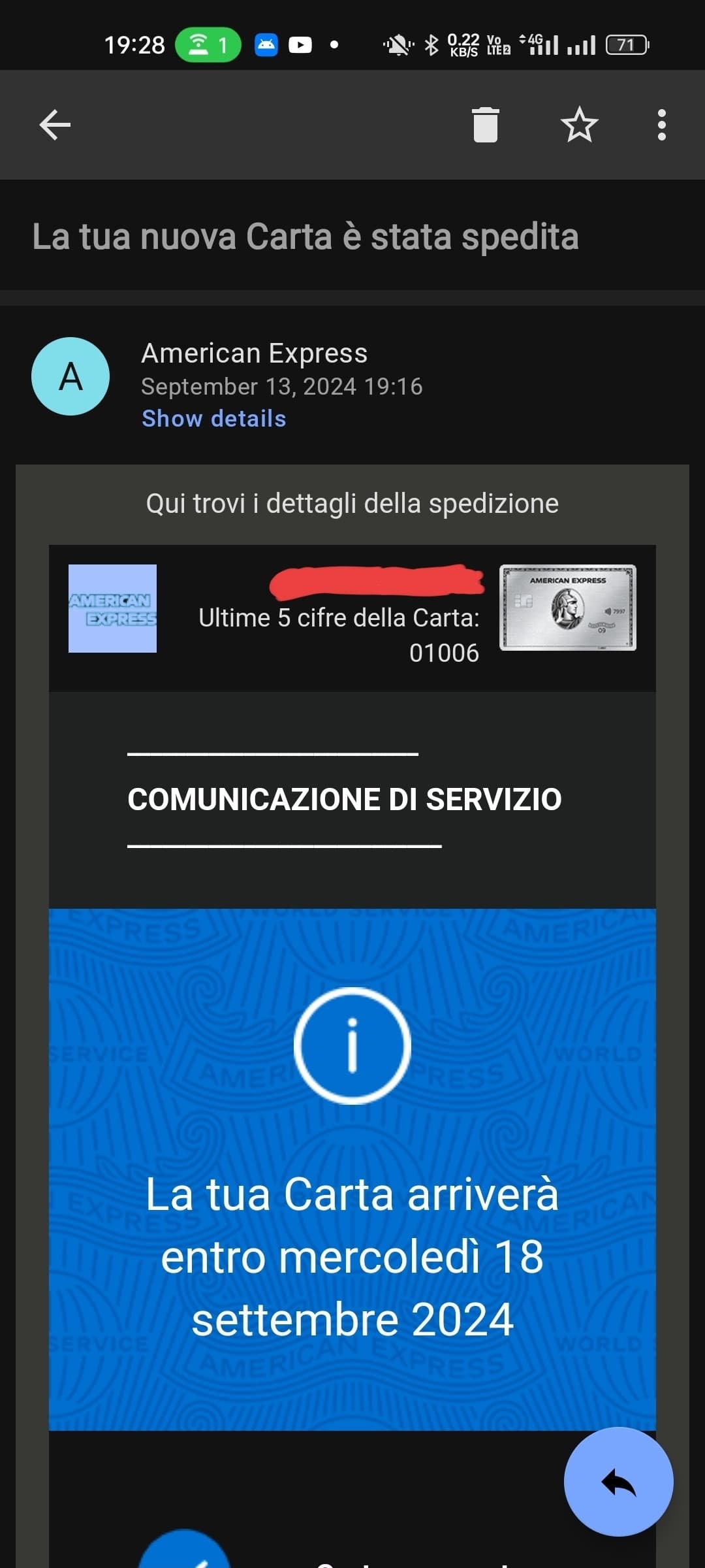 È stato un parto ma finalmente mi hanno accettato la richiesta