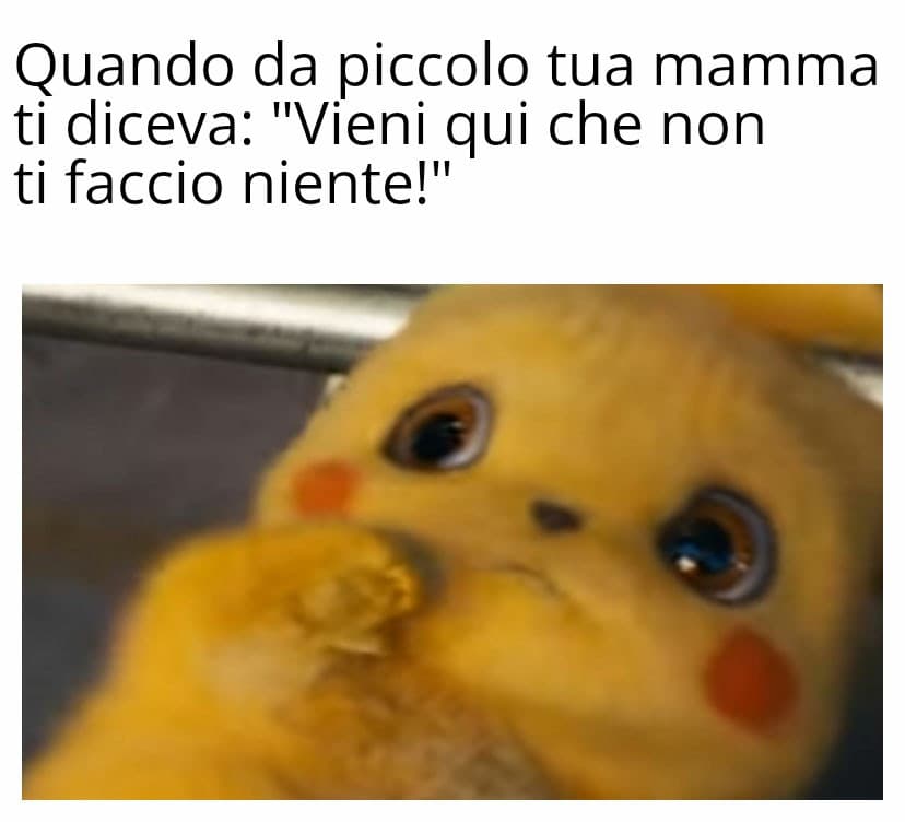 Fidati, non ti faccio niente.