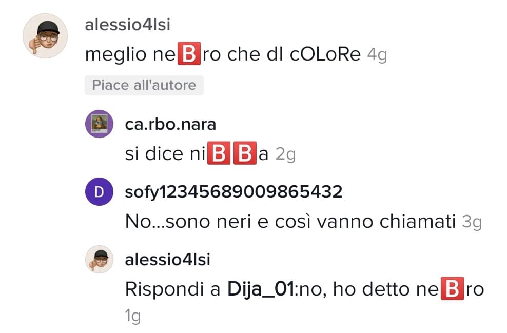 3 disadattati nei commenti