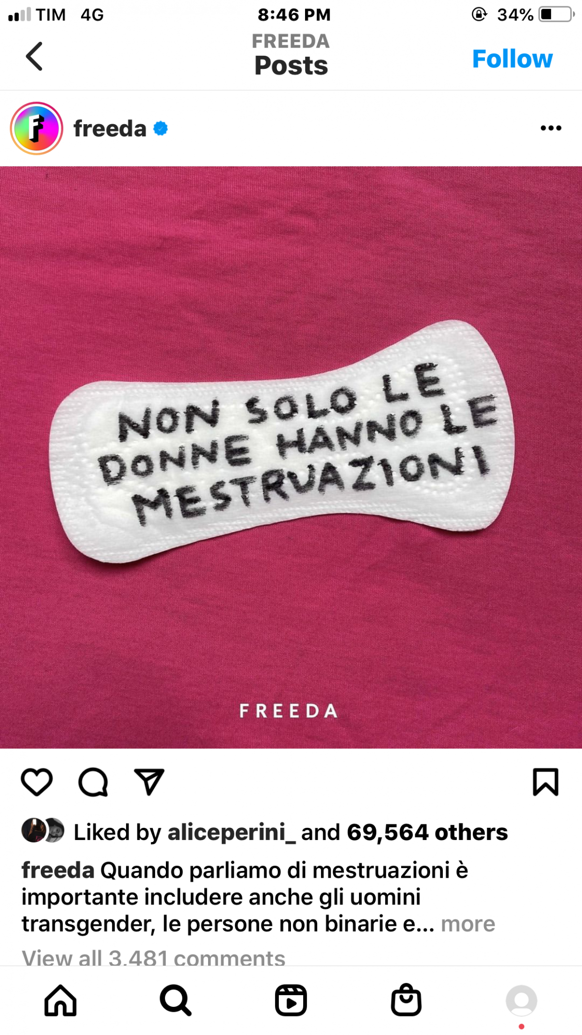 Ne approfitto per dire la mia su questo post di freeda