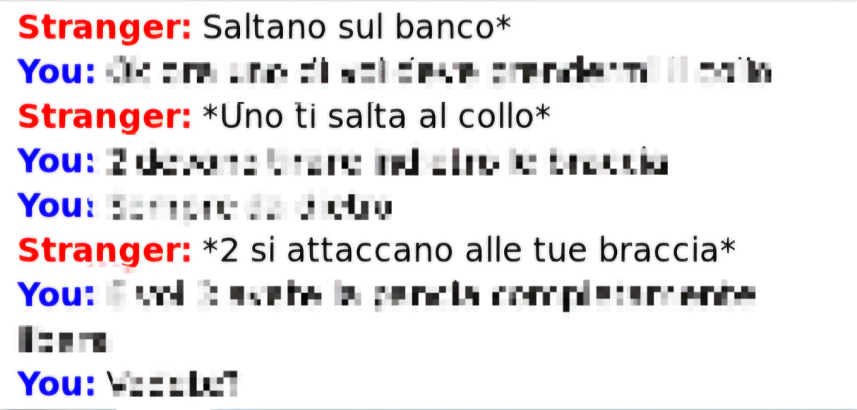 Indovinate che stava succedendo nel role