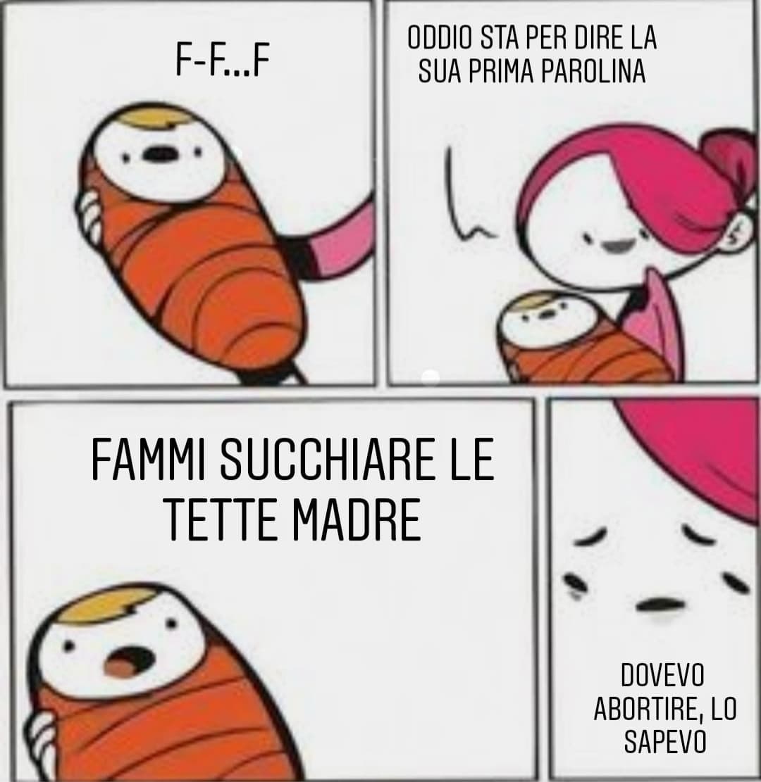 Secondo me è andata così, il fatto che mia madre neghi è indifferente.