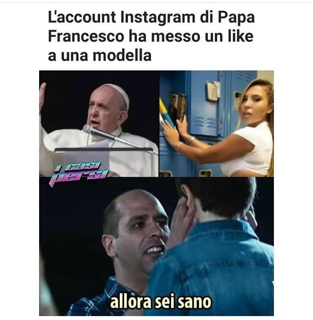 Bravo sto papa però 