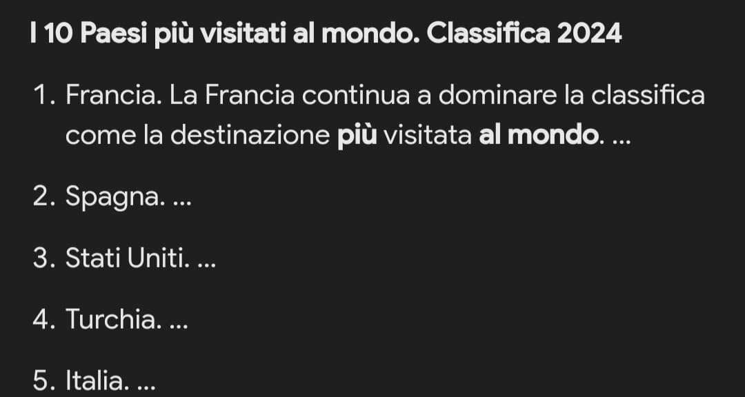 Perché l'Italia è messa così male?