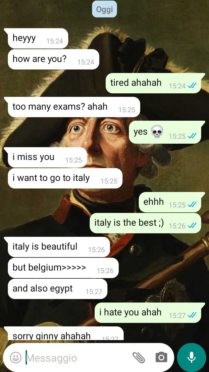 elisabeth sei mia amica e ti adoro, ma quando fai così un po' ti odio 😂