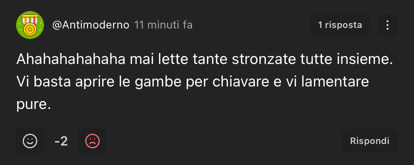 che gente del cazzo che c’è qua