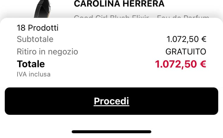 qualcuno che mi presta €1000 x comprarmi tutto il carrello di sephora?😝