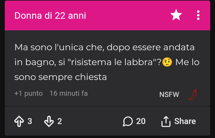 Si sono messi d'accordo? Boh lmao