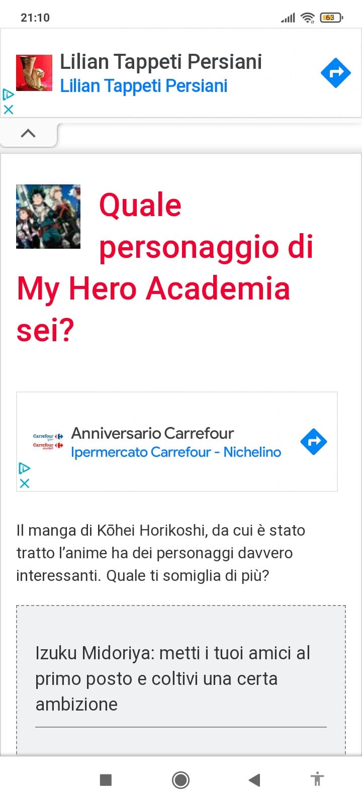 Che bello fare quiz a caso perché mi annoio ?