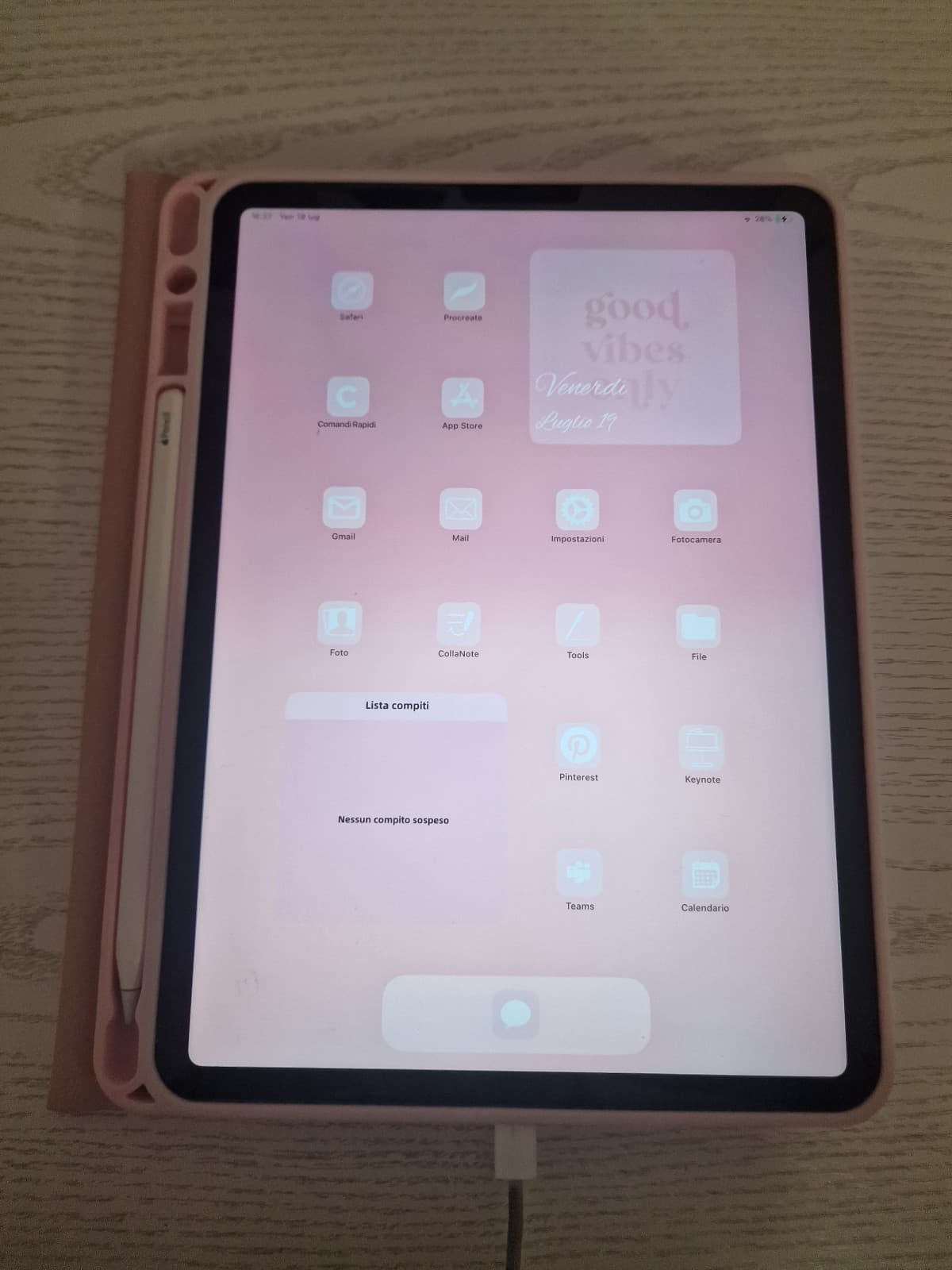 Troppo carino ho sistemato l'ipad