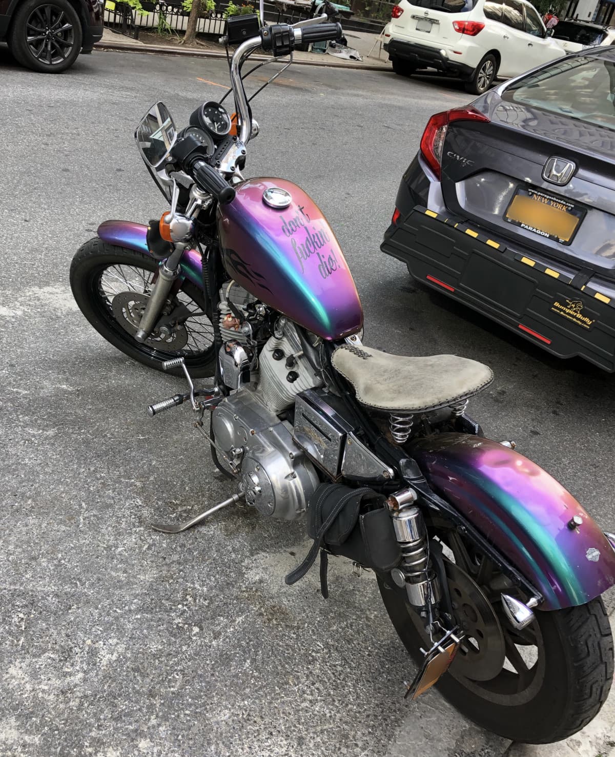 -Vorrei questa Harley Davidson che ho visto a New York-