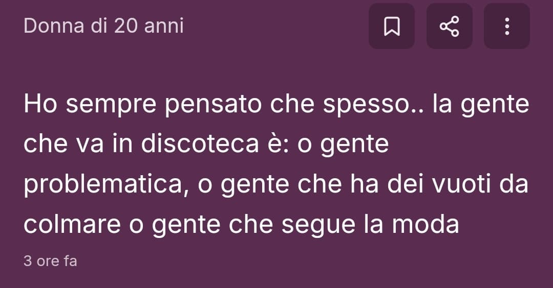 ma uan persona non può semplicemente ballare con le amiche 