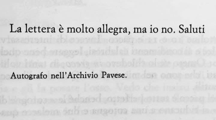 Cesare pavese è un mood