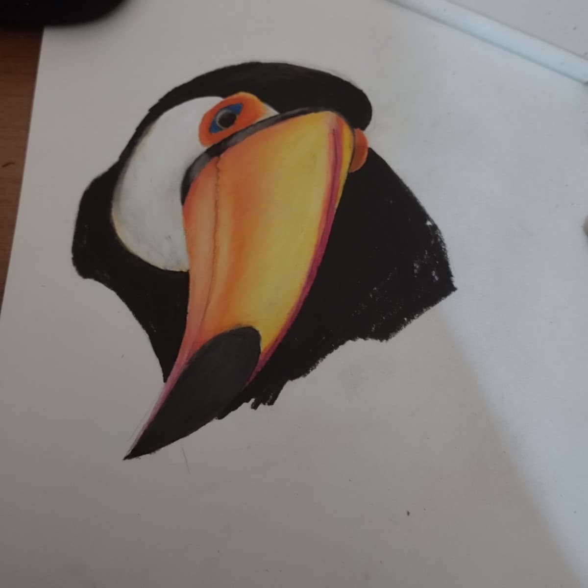 Tralasciando il disegno che è storto (non ne avevo voglia) NON SO ZIOPERA COLORAREEEEEE