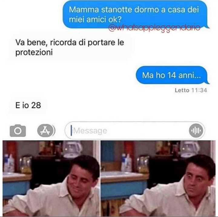 LA MADRE L HA STESA AHAHA