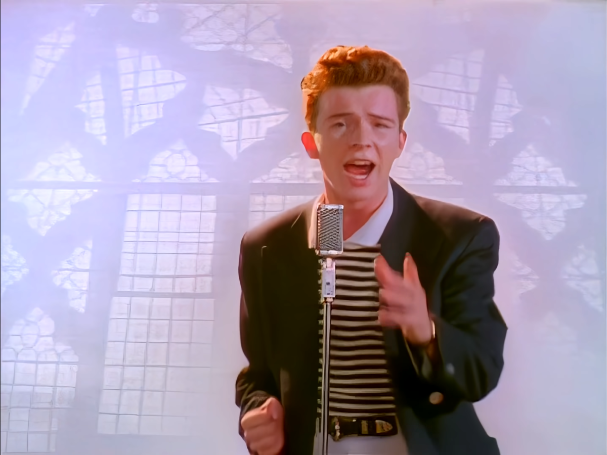 VINCE NEVER GONNA GIVE YOU UP DI RICK ASTLEY!