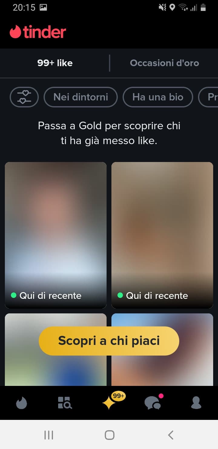 Ho provato tinder e ho messo preferenze a qualunque genere