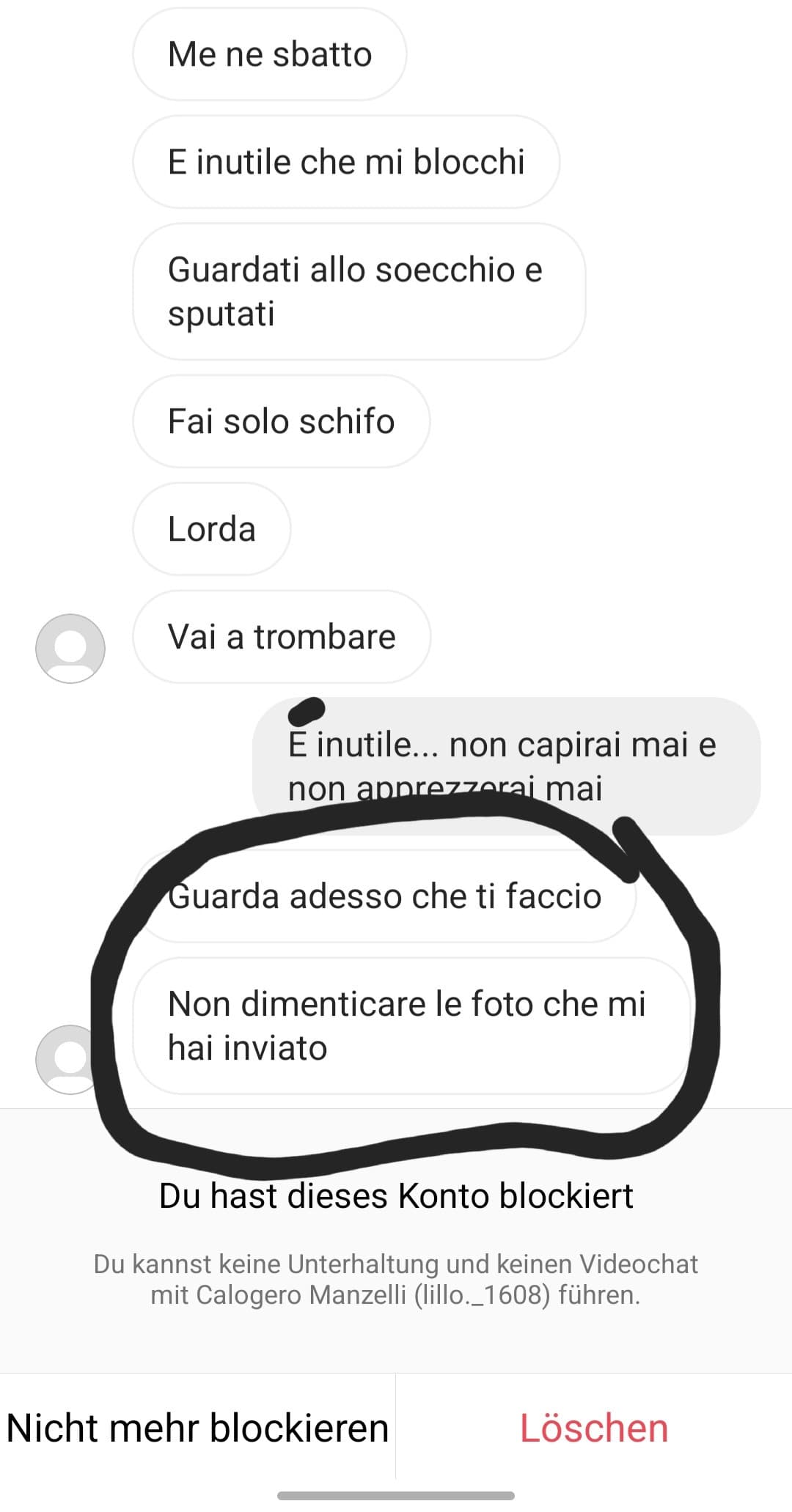 Lui mi lascia ... cancella tutto blocca tutto dice di non amarmi più... io dopo mille volte a chiamarlooo ho lasciato perdere ! Mo che fa? 