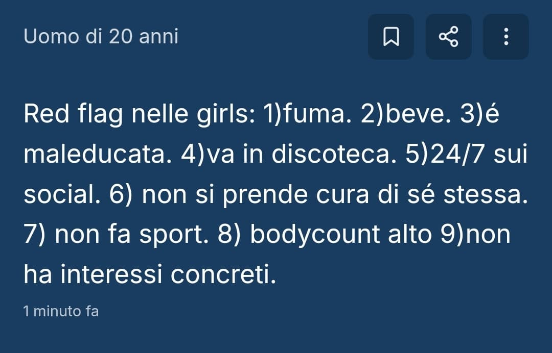 il bro ha deciso di rimanere single a vita 