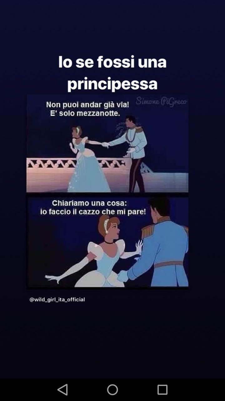 se fossi una principessa