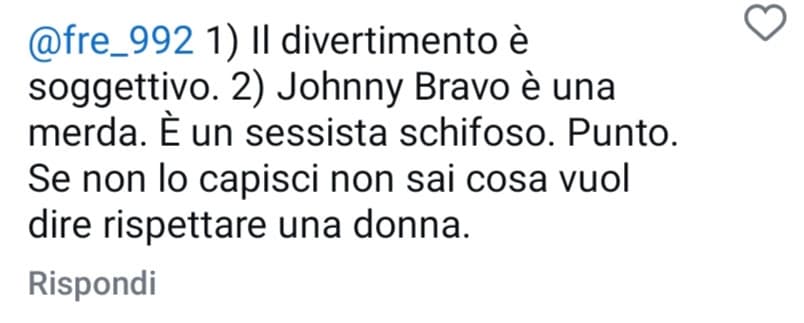 Johnny Bravo è una brutta persona