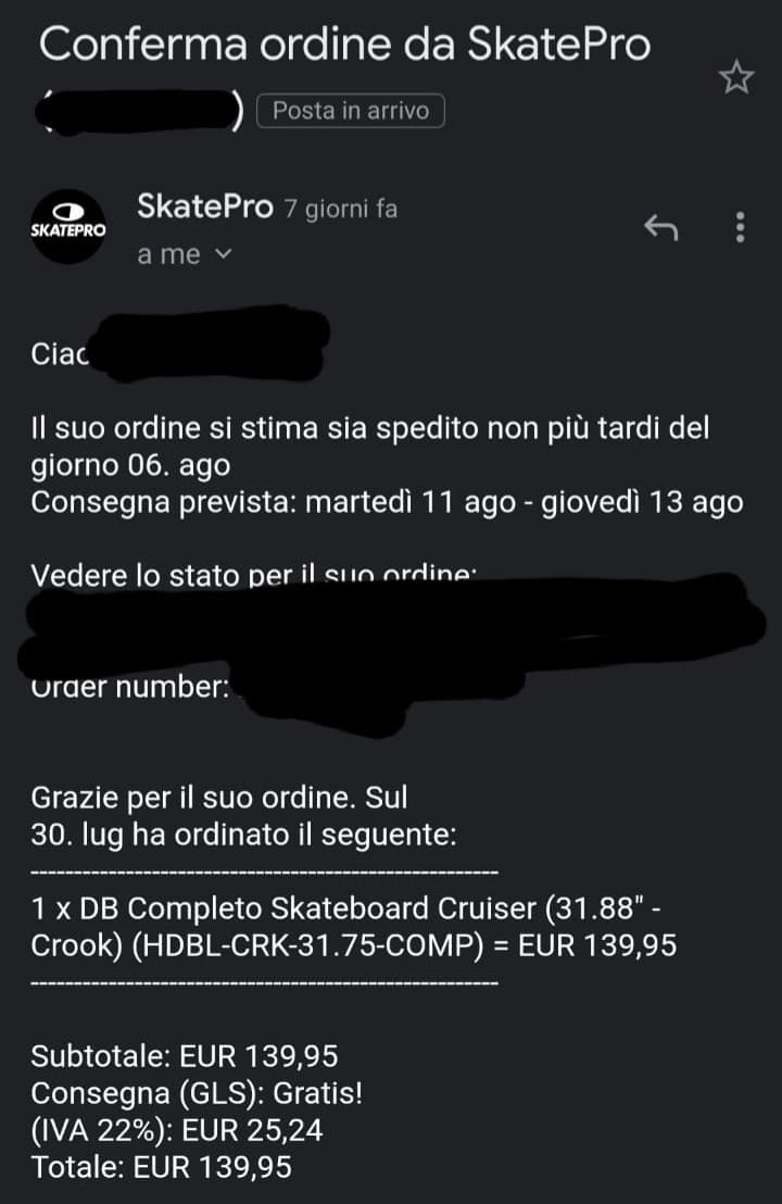 Bella raga i giorni 11-12-13 agosto forse vedrete il mio primissimo skate negli shouts, intanto preparate la bara che sicuramente moriró solo mettendoci un piede sopra.