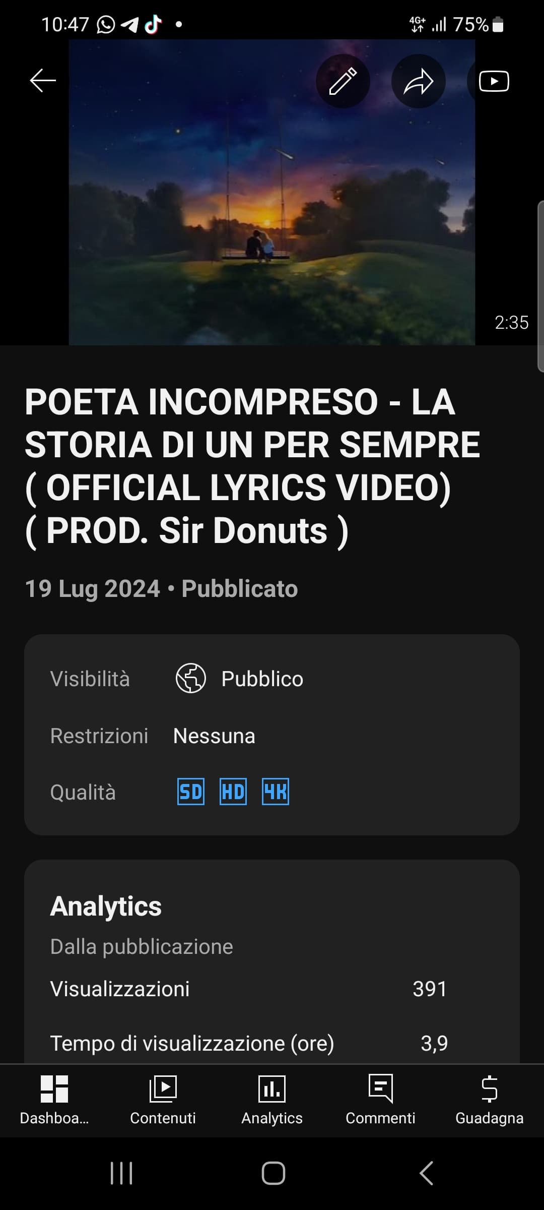 https://youtu.be/EvXHavEqkd4 like commenti e condivisione ed iscrizione almeno mi aiuteresti con l'algoritmo grazie 🤩