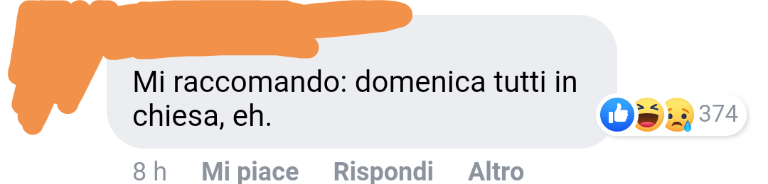 È la risposta che vince la 104 a tavolino in ogni discussione,se neghi sei disonesto intellettualmente.