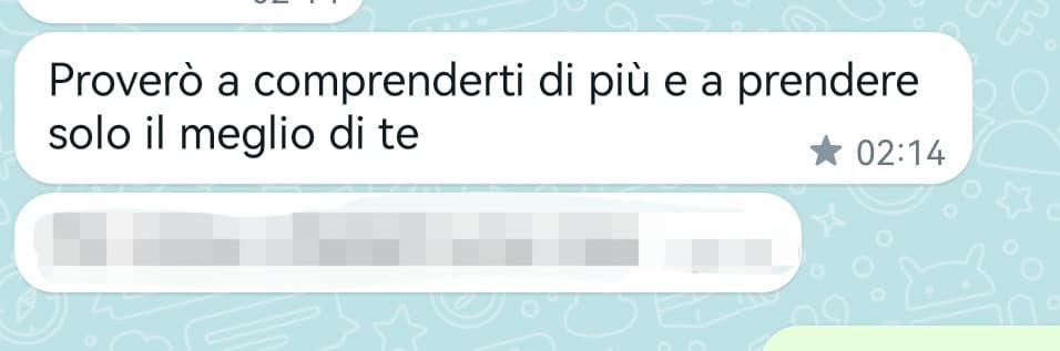 E poi mi ha ignorata tutto il giorno 