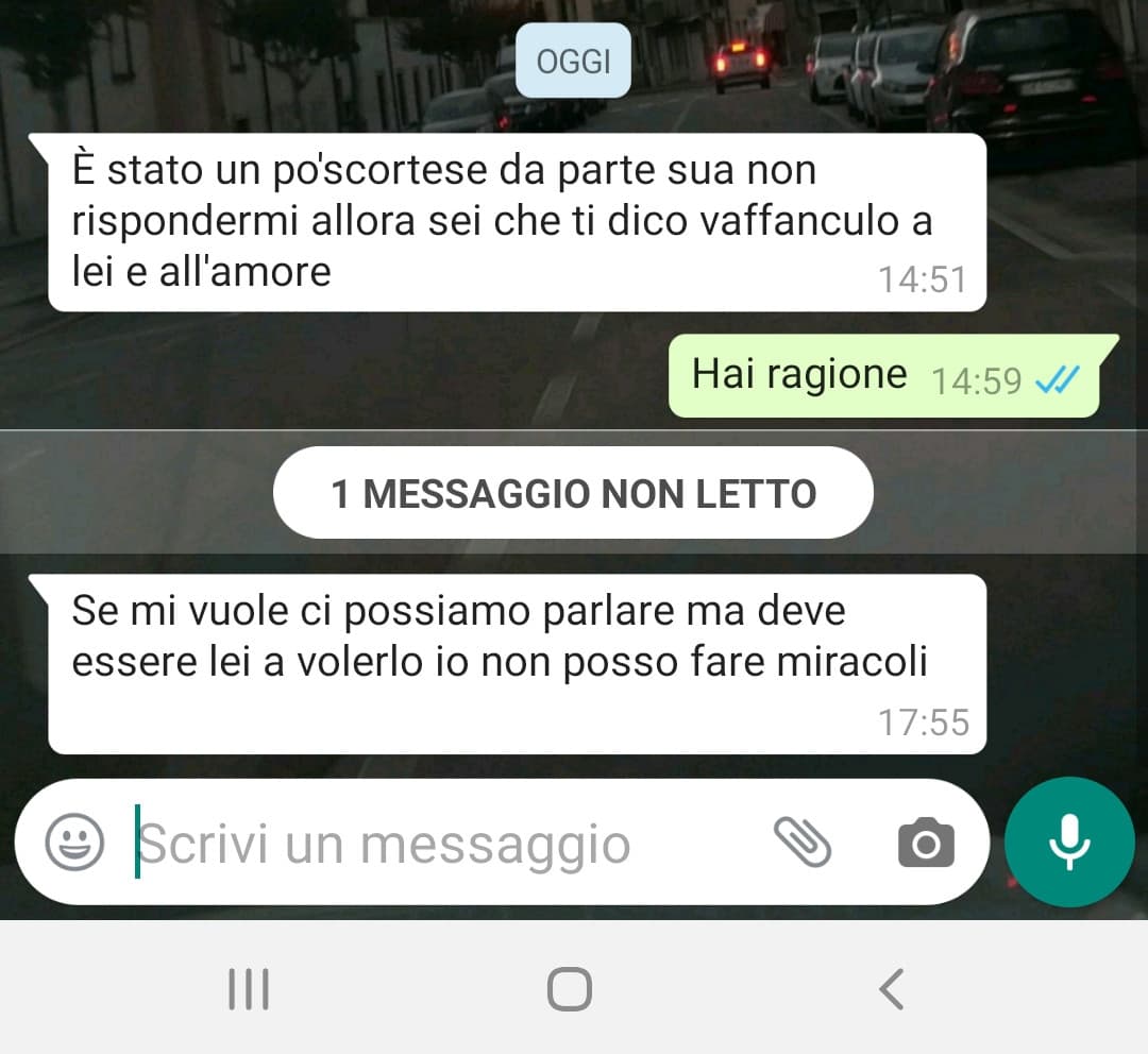 Quando non te ne frega un cazzo e rispondi hai ragione sempre 