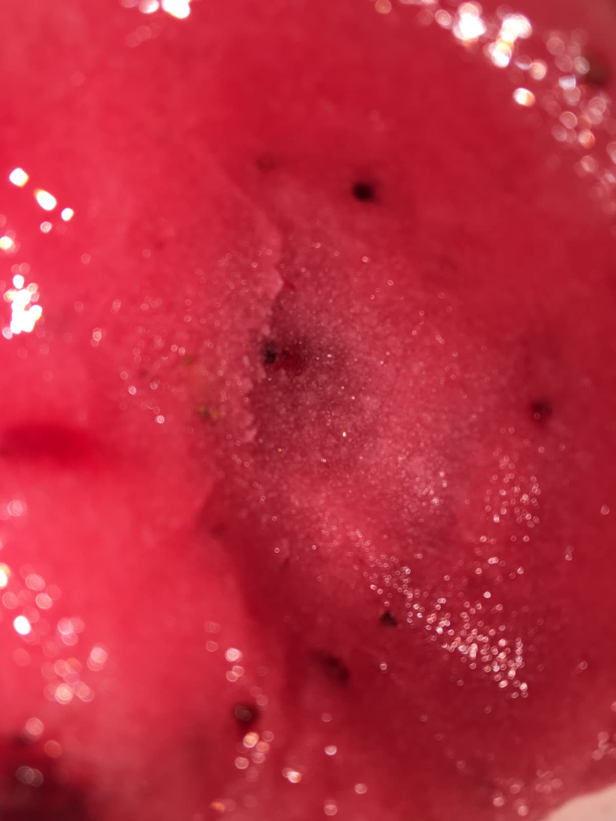 Granita alla fragola