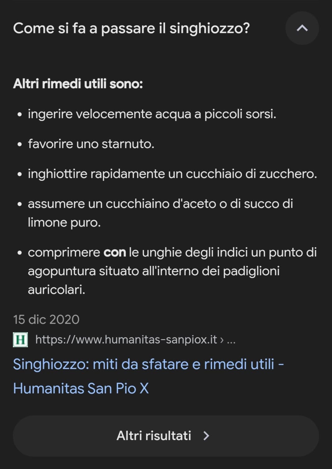 Grazie mille Google sicuramente userò i tuoi consigli