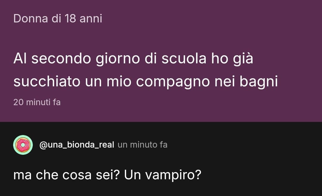 mi faceva ridere (non faccio ridere neanche i sassi, lo so)