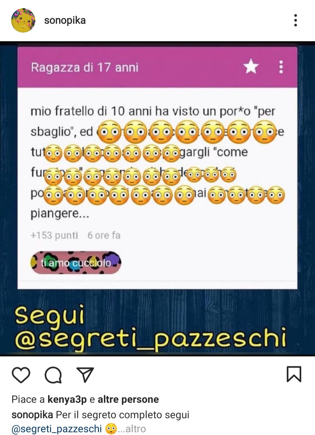 Guardate come fanno i like su di noi sti infami