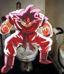 Goku fa uso delle sue tecniche combattive per altri fini.  