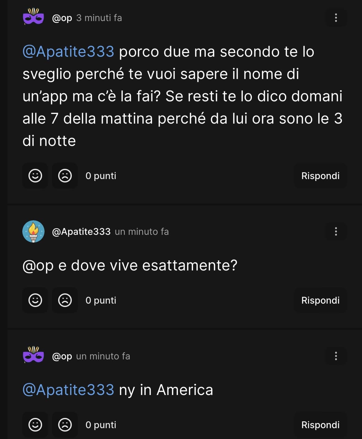 Sparatele meglio, vabbè almeno rido 😂