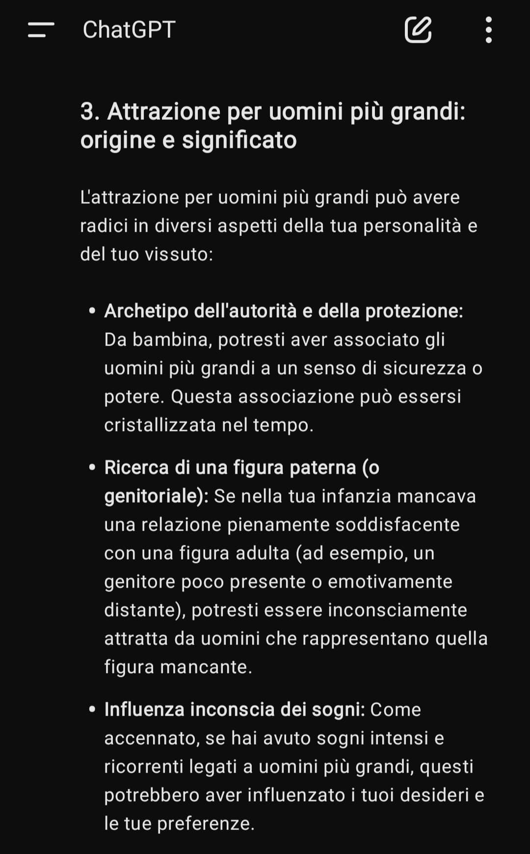 io che mi faccio psicanalizzare da chat gtp *in modo ironico* per capire come mai a 20 anni mi piacciano i 40 enni