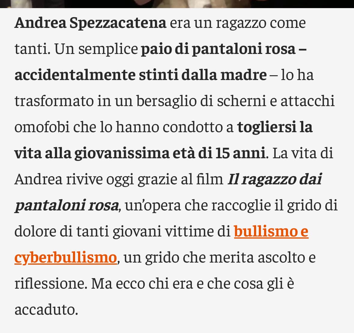 Non so cosa ne pensate voi ma per me la madre è la principale colpevole di questa storia perché è colpa sua se è iniziato tutto 