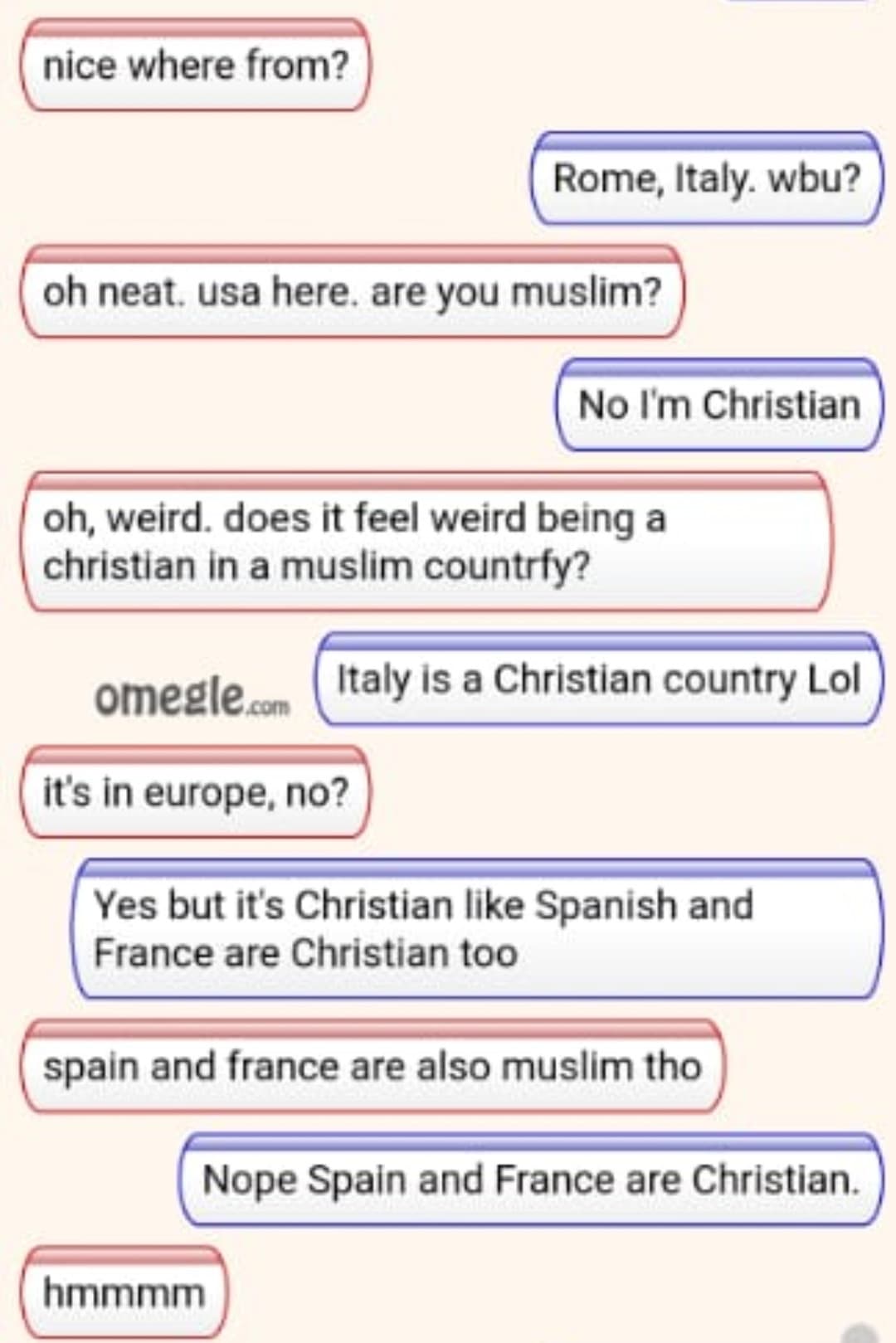 IDIOTI SU OMEGLE