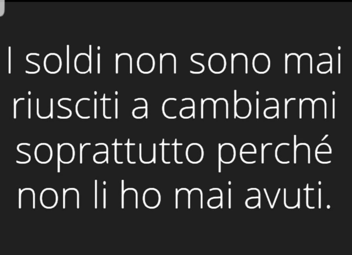 Non fatevi condizionare dalla vostra ricchezza, siate puri. 