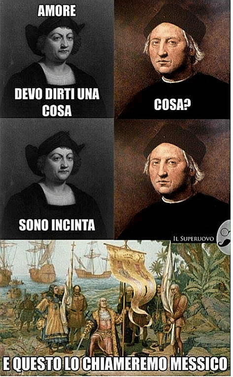 Cristoforo Colombo ahahaha