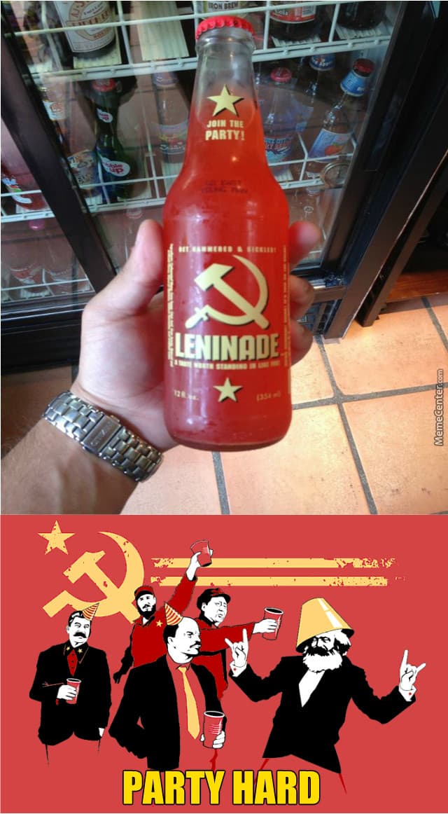 Un po’ di LENINade compagni? Diamo inizio al party ☭?