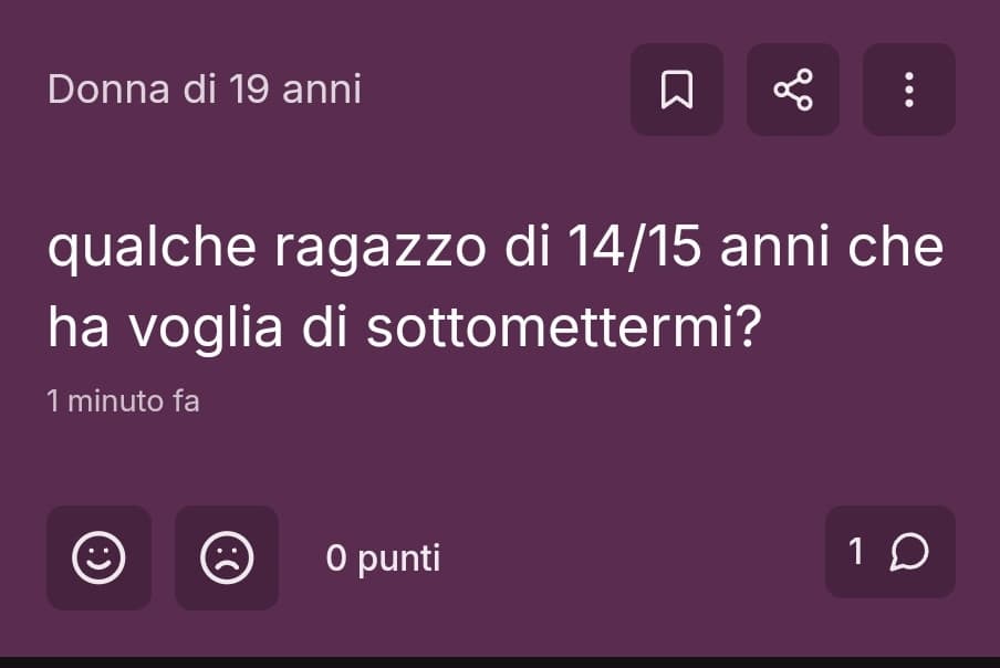 Ora però gridate alla "pedofilia" per restare coerenti con voi stessi 🥰🫶🏻