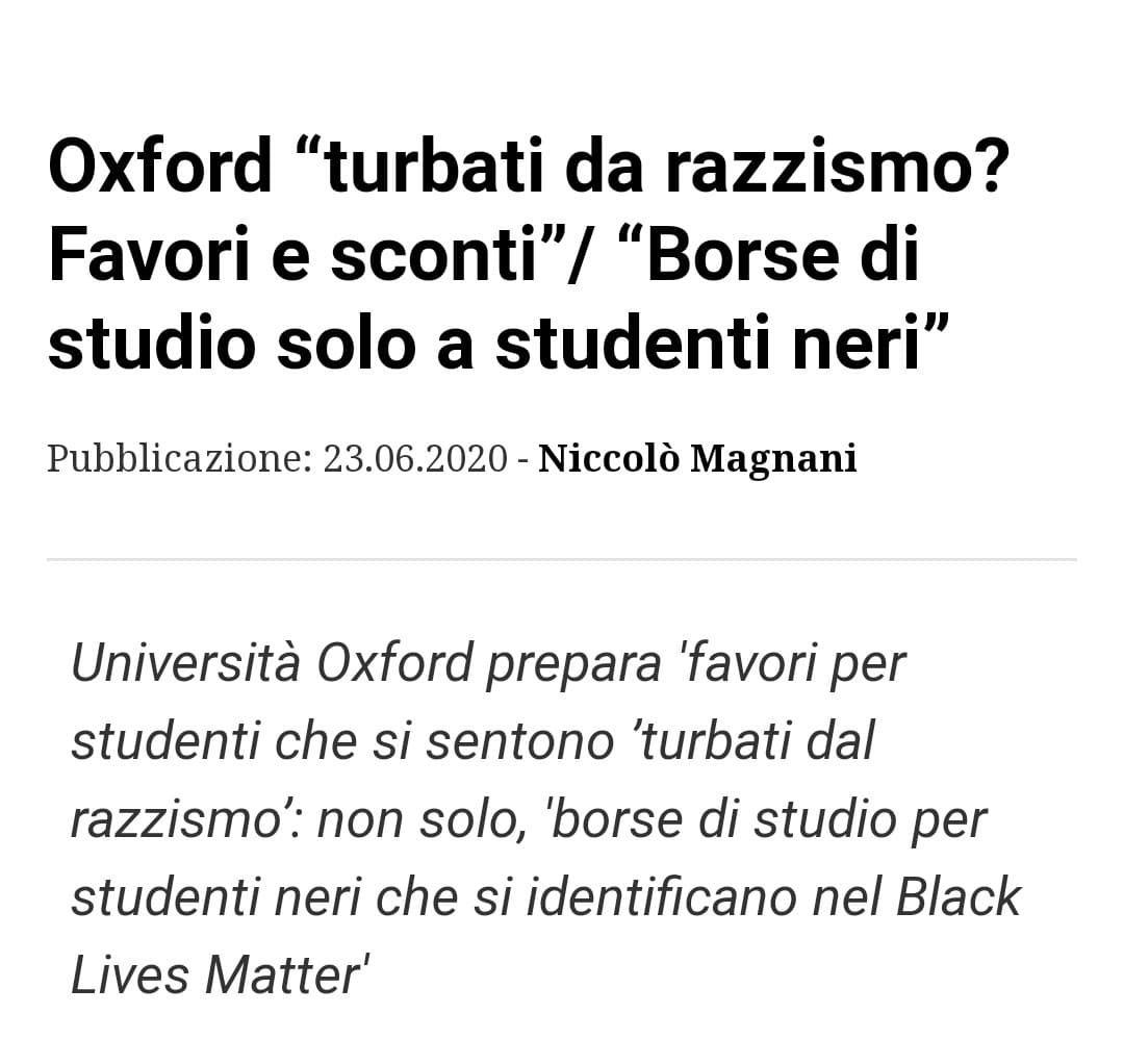 Hai capito? Meno male che il razzismo sarebbe contro di loro... Il problema è la gente che difende questa roba