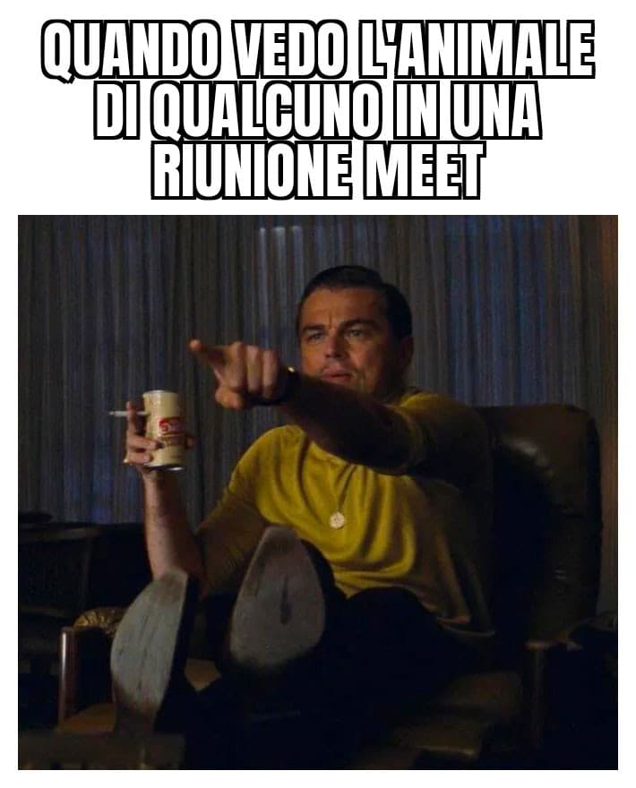 Io qualche settimana fa