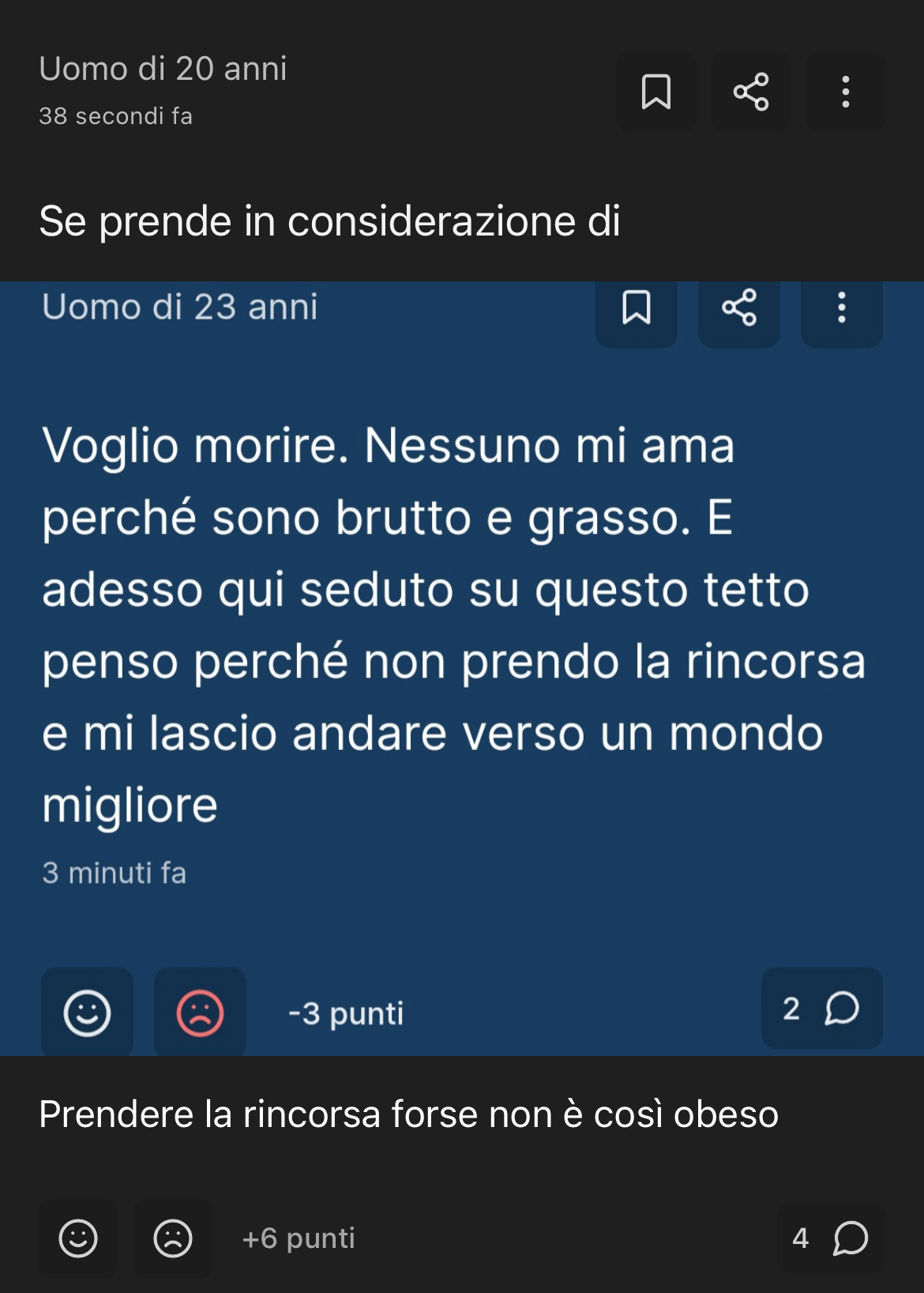 Che persone di merda 