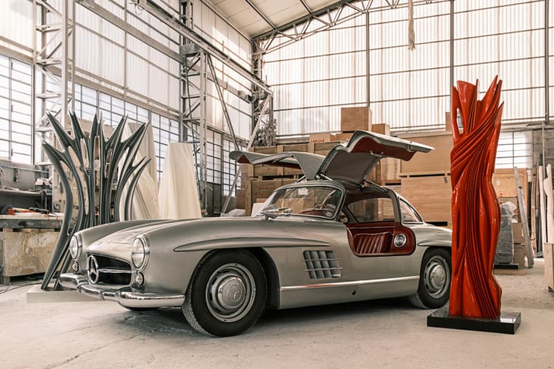 Mercedes 300 SL "Gullwing". La musa.