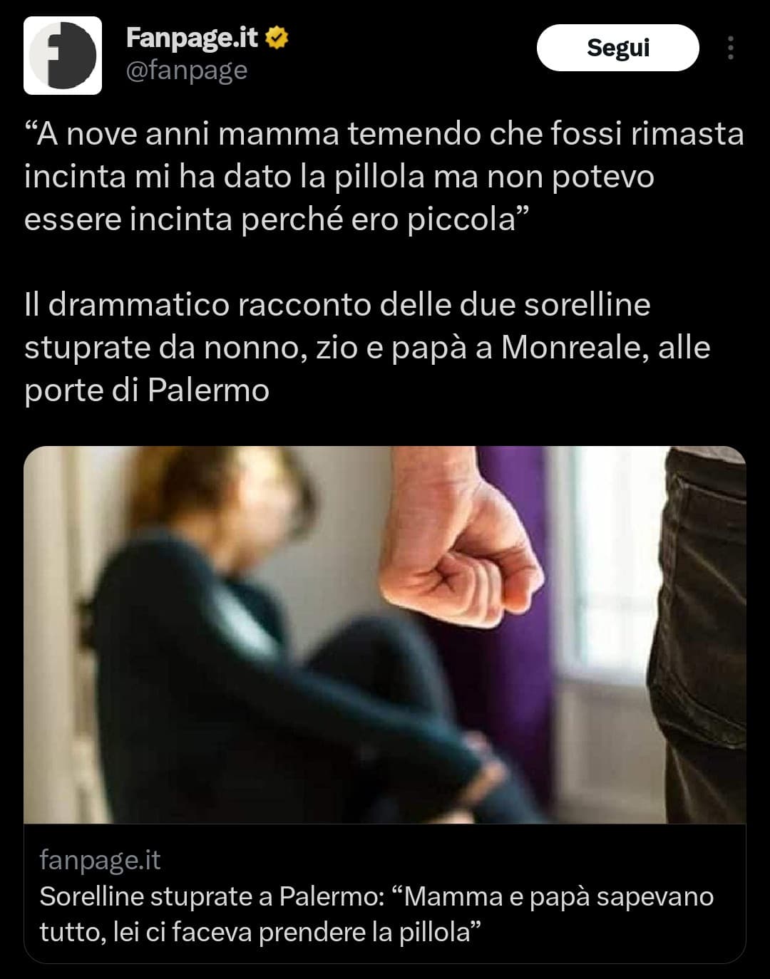 Non ho più parole, davvero non capisco perché abbiano tolto la pena di morte, e non venitemi a fare la morale perché non è proprio il caso