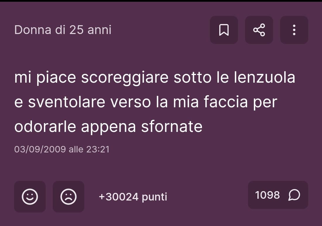 Questa donna oggi ha 40 anni. Me la immagino già: "Caterina, bambina mia, lo sapevi che la tua mamma ha scritto il primo segreto di Insegreto?" 