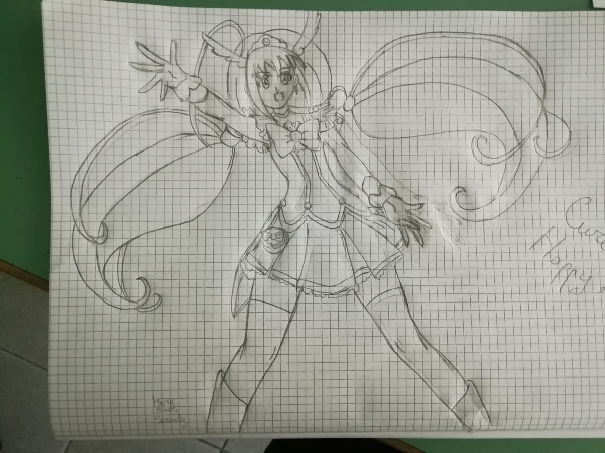 Altro disegno, questa volta Cure Happy di Smile Pretty Cure. 